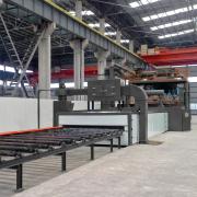 Автоматическая дробеструйная линия HRS-BCА2500 (очистки, грунтования, сушки)