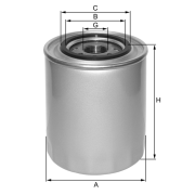 Фильтр масляный ZP541 (аналог BERG M002, W950)