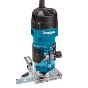 Фрезер кромочный MAKITA 3711 в кор. (530 Вт, цанга 6 мм, 32000 об/мин)