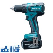 Аккумуляторная дрель-шуруповерт MAKITA DDF 459 RFE [DDF459RFE]