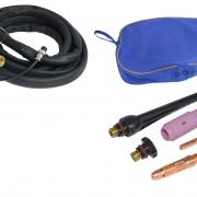 Горелка сварочная TIG  с газовым охлаждением WP-17 (2-pin, 4м) / Torch for TIG welding