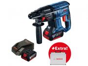 Аккум. перфоратор BOSCH GBH 180‑LI в чем. + набор сверл                                                                                                                                        [0615990L2R]