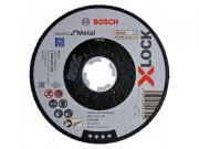 Круг отрезной 125х2.5x22.2 мм для металла X‑LOCK Expert for Metal BOSCH (прямой; подходит для всех типов УШМ)