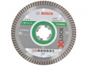 Алмазный круг 125х22 мм по керамике Turbo X‑LOCK Best for Ceramic Extraclean BOSCH
