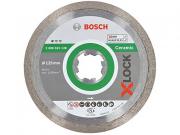 Алмазный круг 125х22,23 мм по керамике сплошн. X-LOCK Standard for Ceramic BOSCH