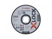 Круг отрезной 125х1.6x22.2 мм для нерж. стали X-LOCK Standard for Inox BOSCH
