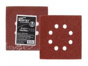 Шлифлист 110х114мм Р120 д/дерева самосцепл. 8 отв. WORTEX