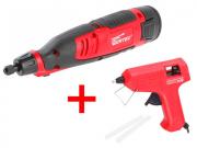 Гравер аккумуляторный WORTEX MG 1213 ELi в кор. + аксессуары [MG1213ELi22619A5]