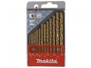 Набор сверл по металлу HSS‑TiN, 13 шт. (MAKITA)