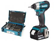 Аккум. шуруповерт MAKITA DTD 155 RFE в чем. + Набор оснастки MAKITA 56 предметов (B‑53768)