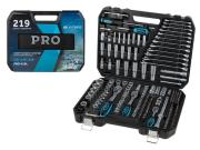 Набор головок и ключей 219пр. 1/4",3/8",1/2" PRO STARTUL LE MANS (PRO‑219L) (6 граней)