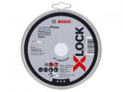 Круг отрезной 125х1.0x22.2 мм для нерж. стали X-LOCK Standard BOSCH (10 шт.) (прямой)