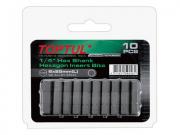 Насадка шестигранник 2мм 1/4" 10шт блистер TOPTUL (FSDA0802G)
