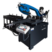 Ленточнопильный станок по металлу MetalTec BS 270FA (380W) (MBS370FA) (рольганг / продвижение ‑ переставные тиски) 
