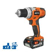 Ударная дрель‑шуруповерт аккумуляторная AEG BSB18C2LI‑202C [4935459722]