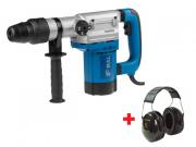 Перфоратор BULL BH 4001 в чем.+АКЦИЯ (Наушники защитные 3M OPTIME II) (1250 Вт, 10.0 Дж, 2 реж., патрон SDS‑MAX, вес 6.6 кг)
