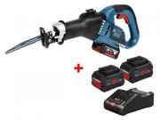 Аккум. сабельная пила BOSCH GSA 18V‑32 в кор. + 2 пил. полотна + 2 аккумулятора ProCORE18 V + ЗУ
