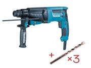 Перфоратор MAKITA HR 2630 в чем. + 3 бура SDS‑Plus 6,8,10 DIAGER