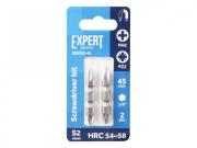 Насадка крестообразная PH2‑PZ2 45мм  2шт EXPERT STARTUL (SE8922‑45)