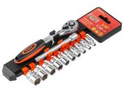 Набор головок 1/4" 4‑13мм 12предм. PRO STARTUL (PRO‑41214) (пласт. подвес, 6 граней)