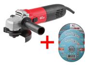Одноручная углошлифмашина WORTEX AG 1213‑3 E в кор.+ АКЦИЯ! 2 отр. и 1 обдир. круг в подарок! (2 отр. и 1 обдир. круг в подарок!)