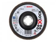 Круг лепестковый 125х22.2 мм G80 плоский X‑LOCK BOSCH