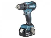 Аккум. дрель‑шуруповерт MAKITA DDF 485 RF3J MAKPAC (18.0 В, 3 акк., 3.0 А/ч Li‑Ion, 2 скор., 50 Нм, шурупы до 10 мм)