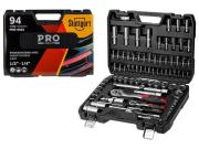 Набор головок и бит 94пр. 1/4",1/2" PRO STARTUL STUTTGART (PRO‑094S) (6 граней)