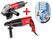 Одноручная углошлифмашина WORTEX AG 1210‑1 в кор. + АКЦИЯ! ‑13% на комплект и оснастка в подарок! (‑13% на комплект и 5 иотр. кругов ATLAS NORTON в по