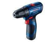 Аккум. дрель‑шуруповерт BOSCH GSR 120‑LI в чем. (12.0 В, 2 акк., 2.0 А/ч Li‑Ion, 2 скор., 30 Нм, шурупы до 8 мм)
