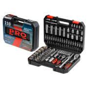 Набор головок и бит 110пр. 1/4",1/2" PRO STARTUL GRAND PRIX (PRO‑110G)