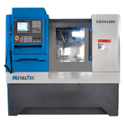 Токарный станок c ЧПУ с горизонтальной станиной MetalTec CK 35x400 (Siemens808DA/5.5 кВт/6‑ти поз. револьверная головка/гид.патрон/приводной блок 2+2)
