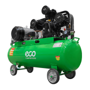 Компрессор ECO AE‑1005‑2 (580 л/мин, 8 атм, ременной, масляный, ресив. 100 л, 380 В, 3.00 кВт)