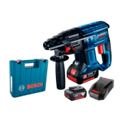 Аккум. перфоратор BOSCH GBH 180‑LI в чем. (18.0 В, 1 акк., 4.0 А/ч Li‑Ion, 2.0 Дж, вес 2.3 кг,)