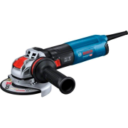 Одноручная углошлифмашина BOSCH GWX 14‑125 в кор. (1400 Вт, диск 125х22 мм., с X‑LOCK)