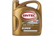 Масло SINTEC Супер SAE 10W‑40 API SG/CD канистра 4л/Motor oil 4liter can