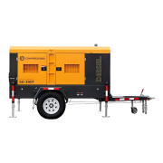 Дизельный винтовой компрессор ET‑Compressors ET SD 390T‑10 на шасси