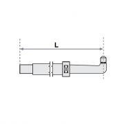 Нижнее плечо прямое O 30 х 200мм для серии SG 8‑12‑18‑25 Fubag [31027]