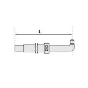 Нижнее плечо прямое O 30 х 300мм для серии SG 8‑12‑18‑25 Fubag [31028]