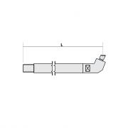 Нижнее плечо наклонное O 30 х 300мм для серии SG 8‑12‑18‑25 Fubag [31040]