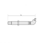 Нижнее плечо наклонное O 30 х 400мм для серии SG 8‑12‑18‑25 Fubag [31041]