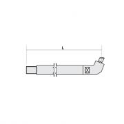 Нижнее плечо наклонное O 40 х 400мм для серии SG 36‑42 Fubag [31063]