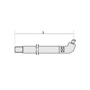 Нижнее плечо наклонное O 22 х 300мм для серии SG 4‑6 Fubag [38936]