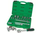 Набор головок 1/2" 8‑32мм 24предм. 6гр. TOPTUL