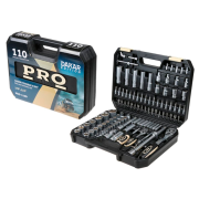 Набор головок и бит 110пр. 1/4",1/2" PRO STARTUL DAKAR (PRO‑110D)