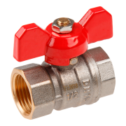 Кран шаровый 1/2" вн.‑вн. бабочка PN30 AV Engineering [AVE139012]