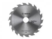 Диск пильный 190х20 мм 48 зуб. по дереву OPTILINE ECO WOOD BOSCH (твердоспл. зуб)