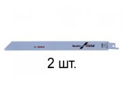 Пилка сабельная по металлу S1122EF (2 шт.) BOSCH (пропил прямой, тонкий, для подгоночных пропилов)