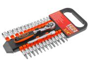 Набор головок и бит 28пр. 1/4" PRO STARTUL (PRO‑028) (6 граней)