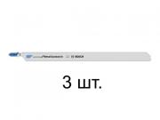 Пилка лобз. по сэндвич‑панелям T1018AFP (3 шт.) BOSCH (пропил прямой, тонкий, точный угловой рез)